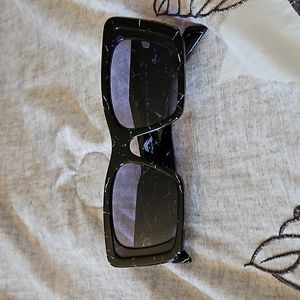 Prada SPR 08Y Sunglasses in Havana Black/White/Violet lens